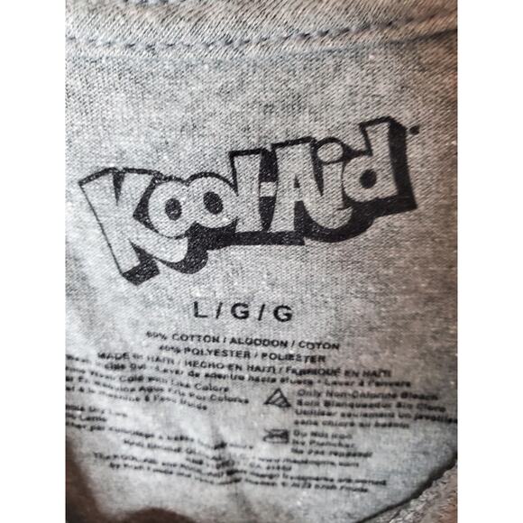 Kool-Aid Heather Gray Kool Aid Man Tee, Large - Picture 5 of 5